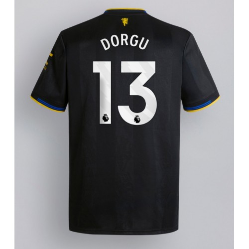 Stroje piłkarskie Manchester United Patrick Dorgu #13 Koszulka Trzeciej 2025-26 Krótki Rękaw